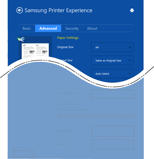 Using Samsung Printer Experience